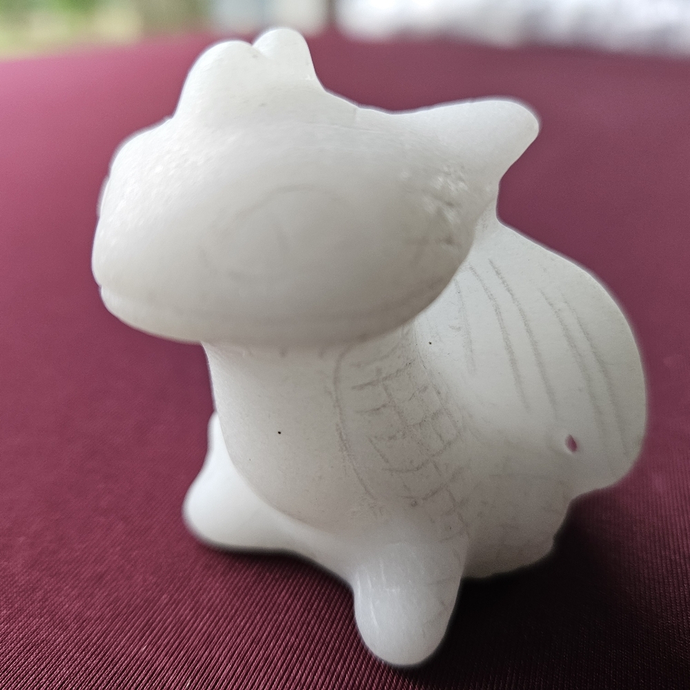 White jade toothless lightfury